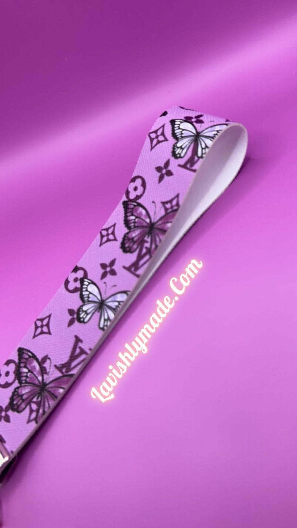 Image of Purple LV Butterfly Keychain💟