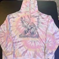 Image 1 of Tie-Dye Death Metal Hoodie (L)