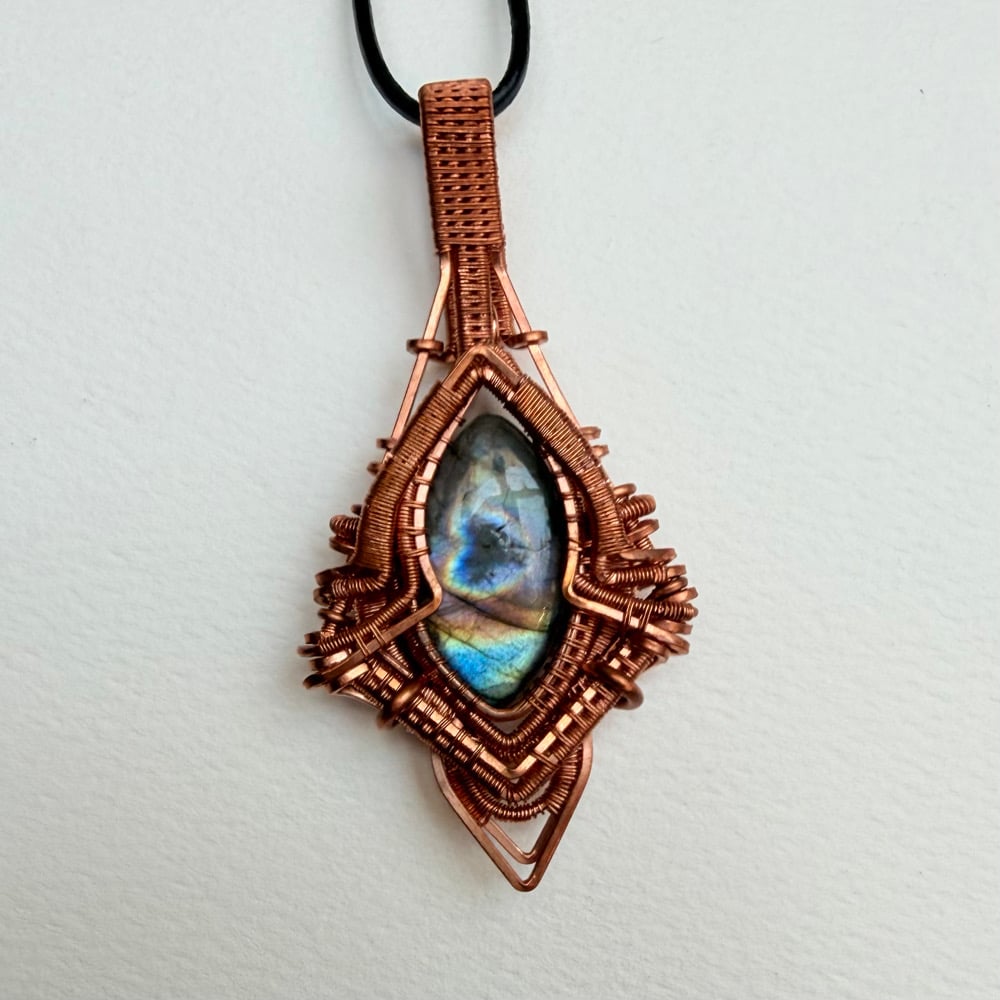 Image of Rainbow Labradorite Pendant