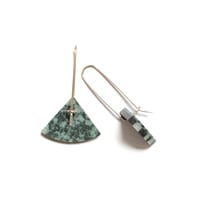 Image 2 of Basalt & Quartzite Earrings No. 2