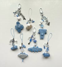 Image 2 of clay ocean creature keychains
