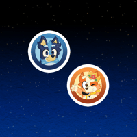 Image 1 of bluey badges!