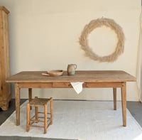 Image 1 of LA TABLE DE FERME EN CHÊNE 