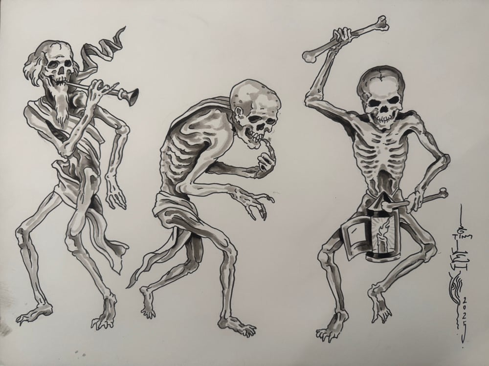 Image of Tim Lehi “Reapers & Wolves #79” Original Art