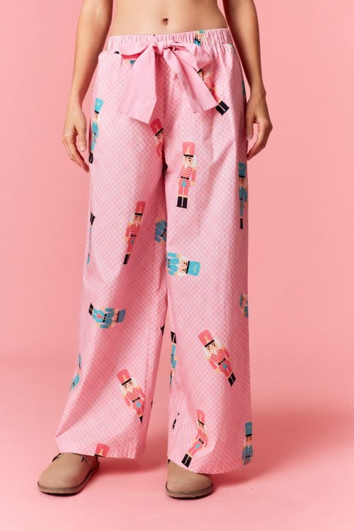 Image of Pink Nutcracker Lounging Pants