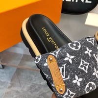 Image 10 of LV Pillow Denim Slides