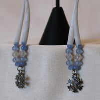 Image 2 of Blue/Crstal Snowflake Dentalium