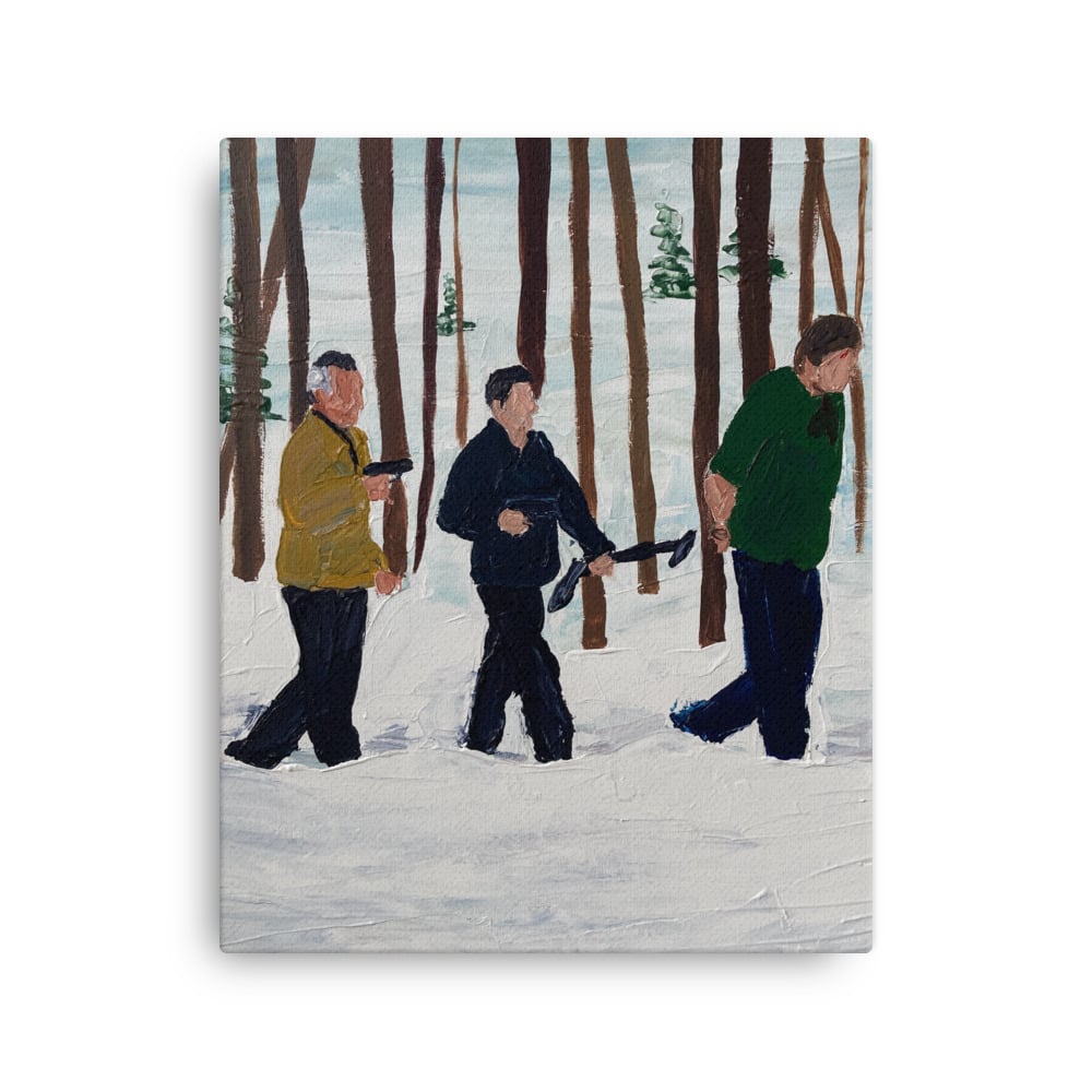 Image of “The Decorator” canvas prints 16” x 20”