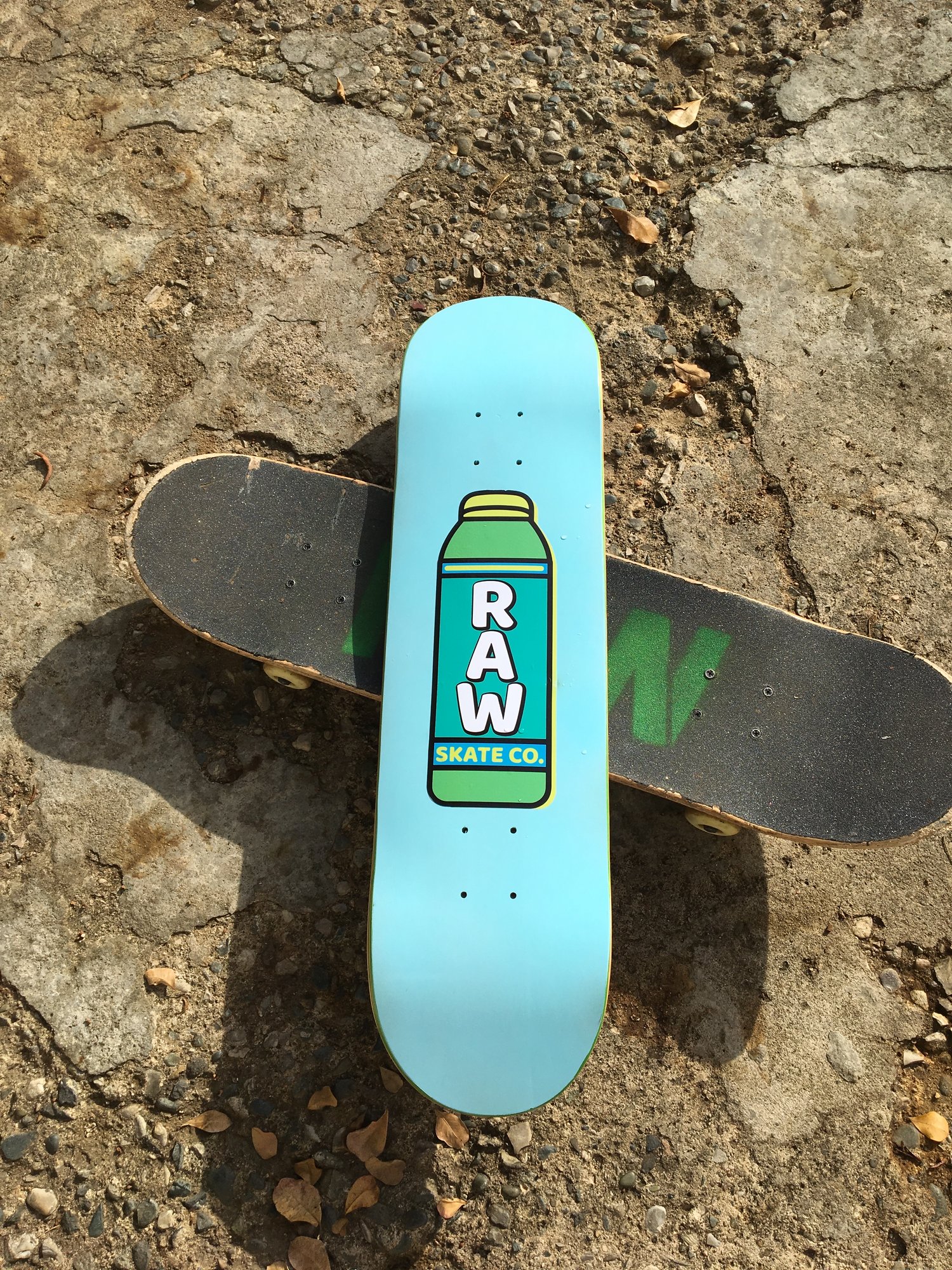 Image of Raw skate deck (limited edition) 20/20