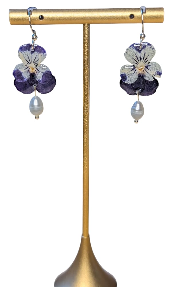 Image of Pansy & Viola Earrings