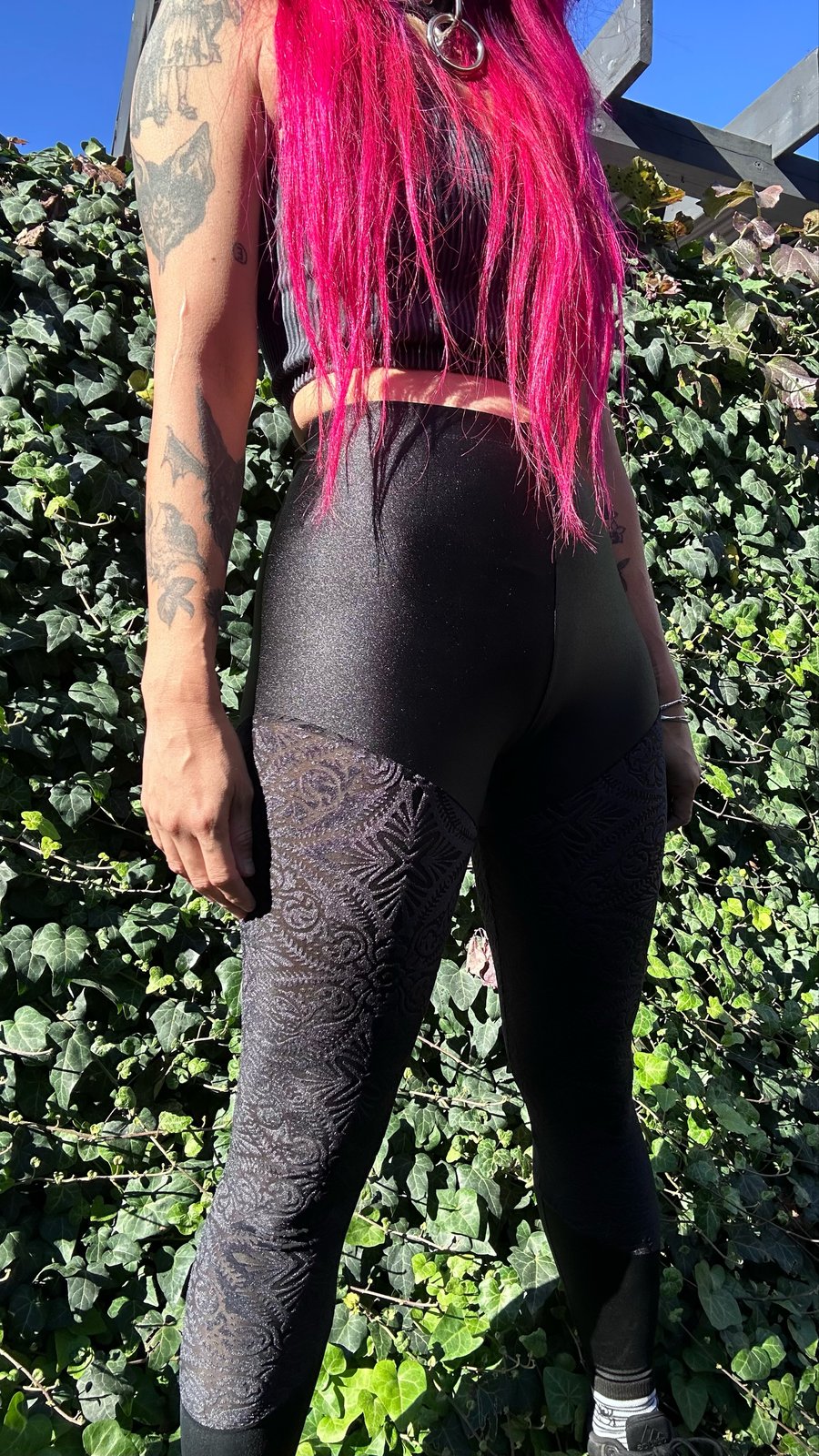 TODAYFUL Velour Slit Leggings