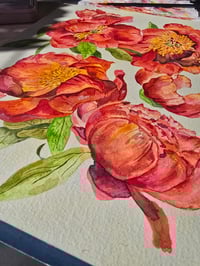 Image 2 of "Peonies" Original