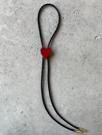 Image 1 of Barbed Wire Heart Red