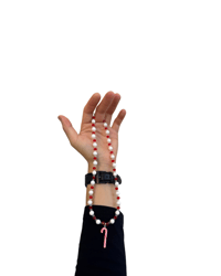 Image 2 of Candy Cane Bliss Necklace 