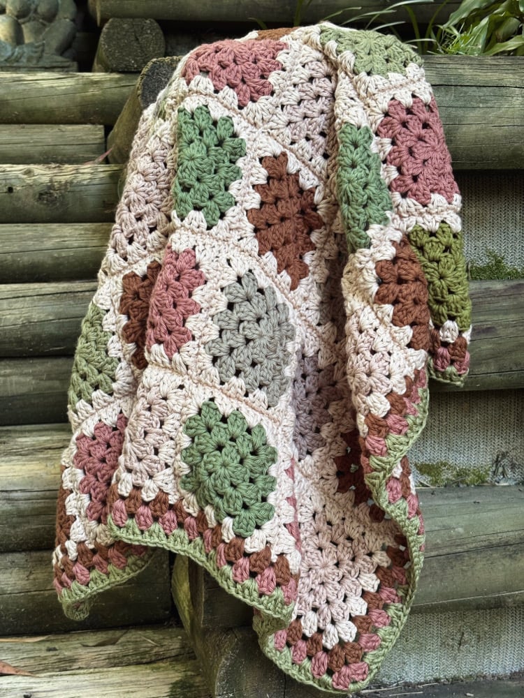 Image of Forest Crochet Blanket
