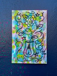 Image 1 of ‘Through and Through’ Tie dye Painting