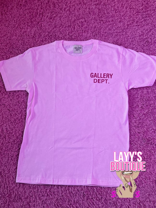 Pink Gallery Dept T Shirt | Layys Closet