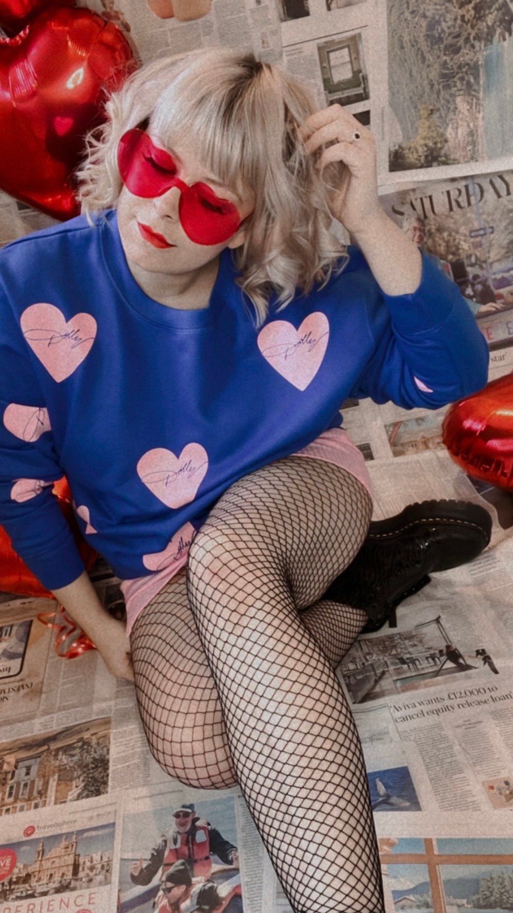 Image of “Signature” heart sweaters
