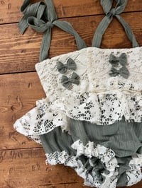 Image 5 of Sage Newborn Romper