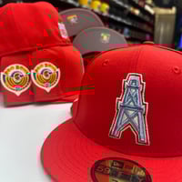 Image 3 of New Era 59Fifty HOUSTON Oilers Probowl