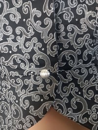 Image 2 of Handmade Ladies Bespoke Brocade Tuxedo Jacket Cosplay Principle Boy Costume UK XS