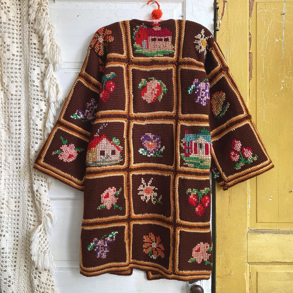 Image of Small Town Gardens Granny Sweater