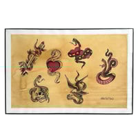 Image 3 of Custom American/Japanese Traditional Flash Sheet by Josh McQuade 