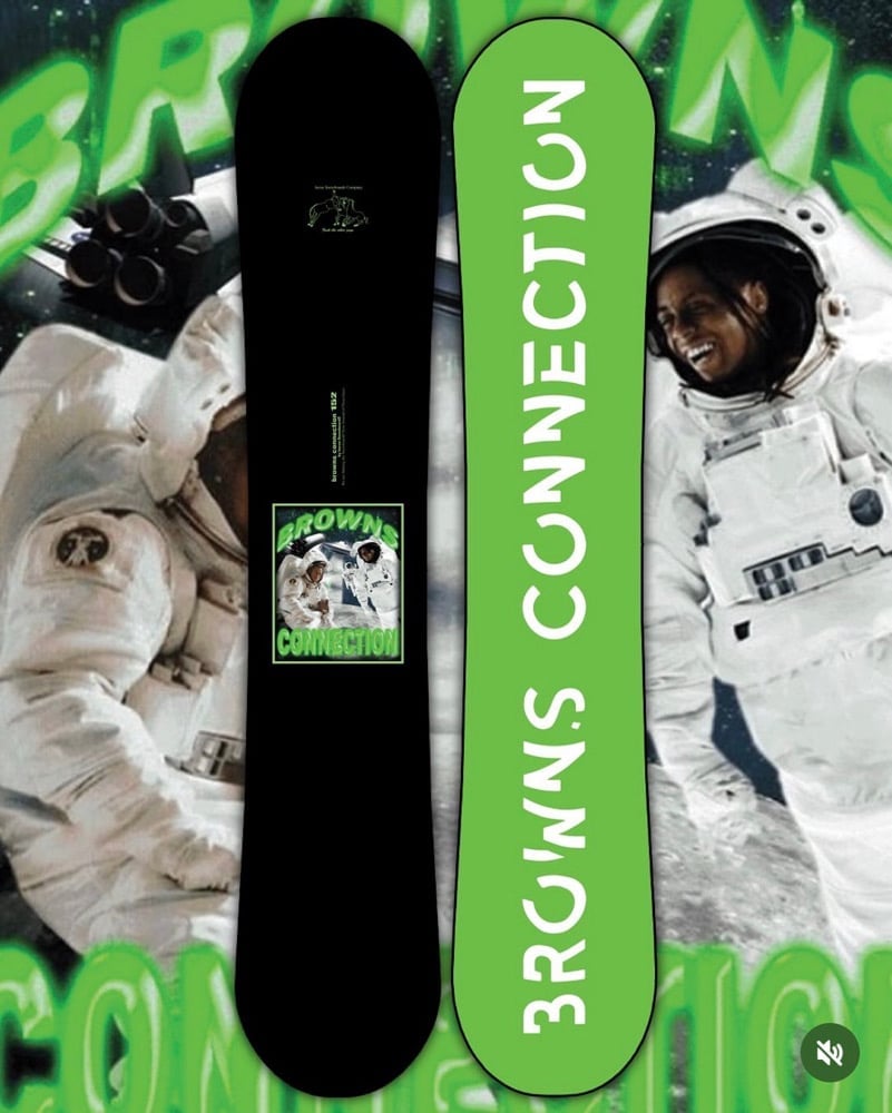 Image of BROWNS CONNECTION X HORSE SNOWBOARD (man on the moon) 