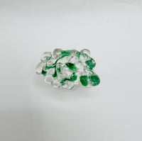 Image 1 of emerald glass ring
