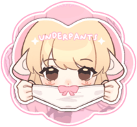 Chobits Underpants Sticker