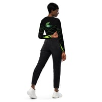 Image 10 of Thought Provoker Recycled Long-Sleeve Crop Top