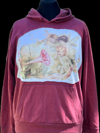 Image 1 of Large Rosy Fairy Cutout Hoodie