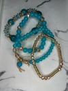 Aqua Bracelet Set