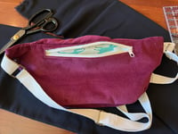 Image 5 of Burgundy bunny fanny pack