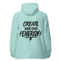 Image 4 of Mister Energy’s Unisex lightweight zip up windbreaker