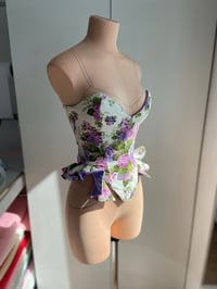 Image 14 of CORSET ESTAMPADO FLORES VINTAGE