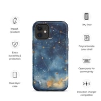 Image 9 of Celestial Constellation Night Sky Stars and Clouds Painting Tough Case for iPhone®