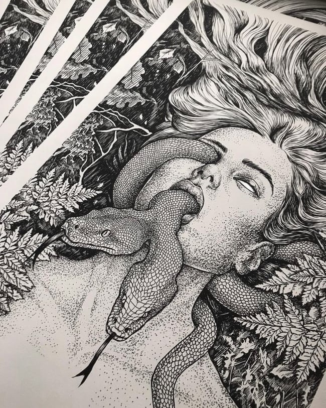 THE ART OF DYING art print