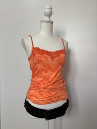 Image 1 of 00s Orange tank top // M