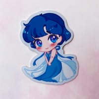 CHIBI PRINCESS MERCURY 2.3 INCH STICKER