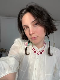 Image 2 of Red Donut Necklace