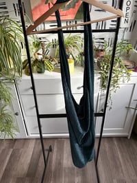 Image 7 of Green metallic dress 