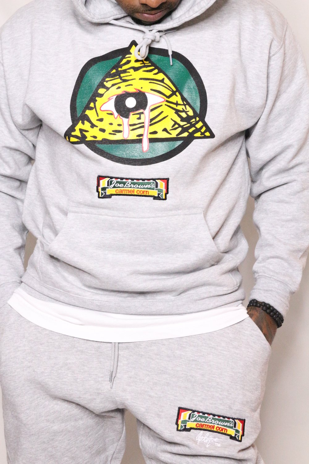 POPPIN OP’ | JOE BROWNS POPCORN COLLAB | GREY PULLOVER | LIMITED