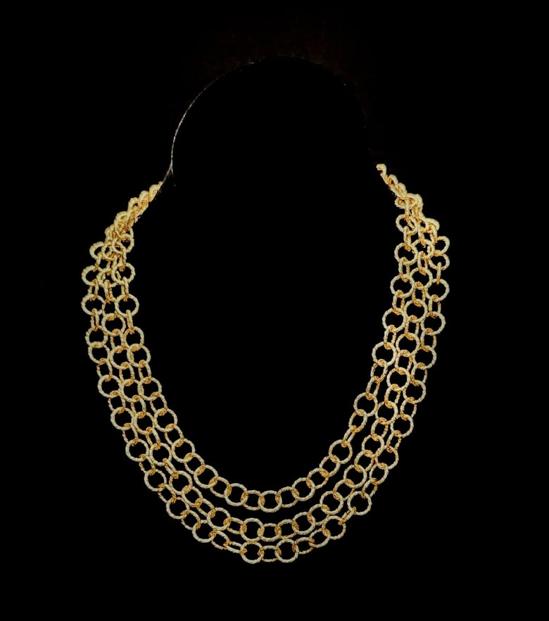 Image of Gold Shiny Tier Necklace 