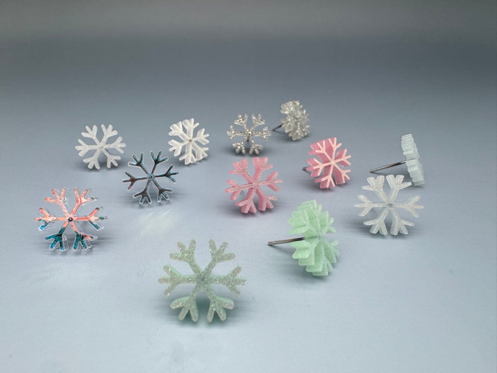 Image of Náušnice Vločky s