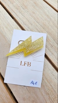 Broche FLASH citron