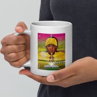 Image 1 of Prayer Works - White glossy mug