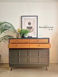 Image 2 of Gorgeous Nathan Sideboard in Ash Grey, Walnut