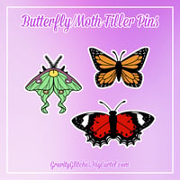 Image 1 of [PRE-ORDER] Butterfly and Moth Filler Pins