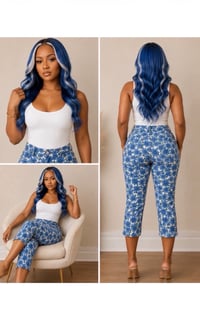 Image 2 of New Sz.6 Jones New York signature floral Capri #969*10